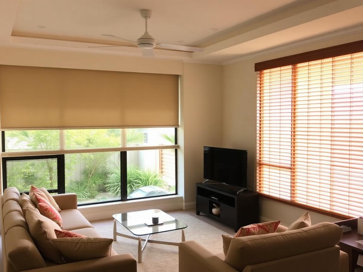 Blinds and complementary window options — illustrative image