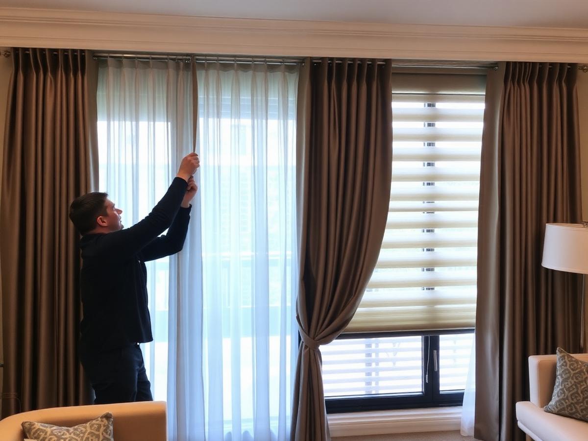 Curtain and blind repair enquiries — illustrative image